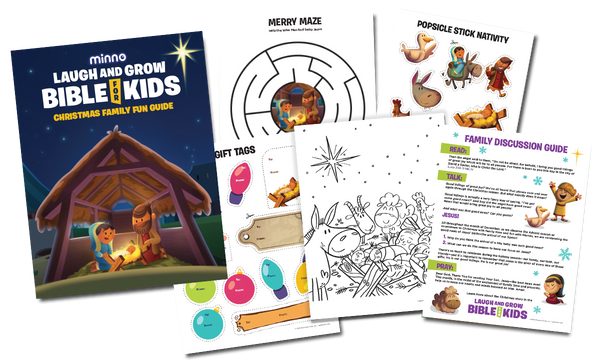 Minno Laugh and Grow Bible for Kids Christmas Family Fun Guide