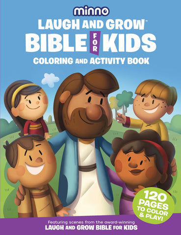 Minno Laugh and Grow Bible for Kids Coloring and Activity Book